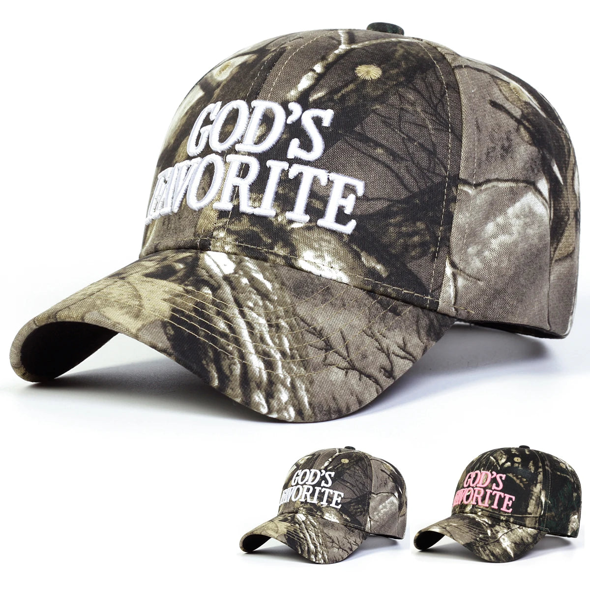 Gods Favorite Letter Embroidered Unisex Baseball Cap