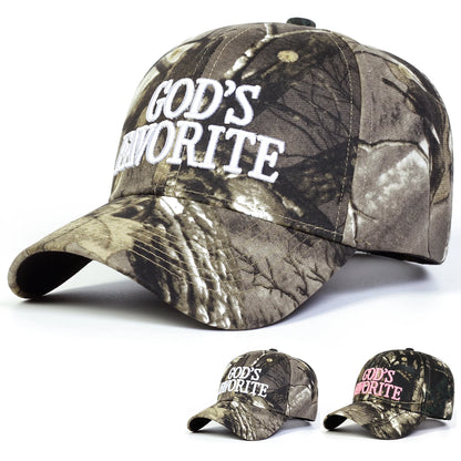Gods Favorite Letter Embroidered Unisex Baseball Cap