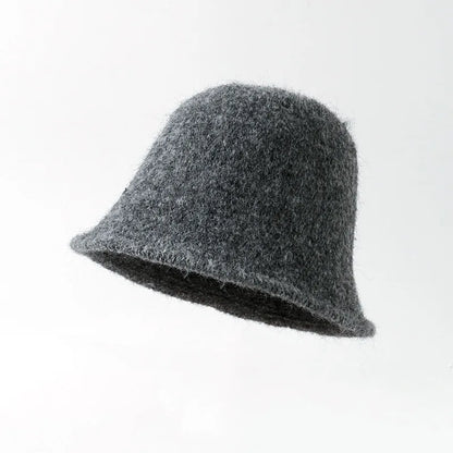 Winter Windproof Simple Design Bucket Hat
