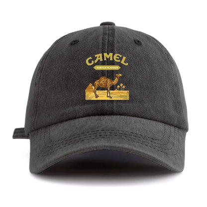 Camel Print Washed Classic Casual Baseball Cap