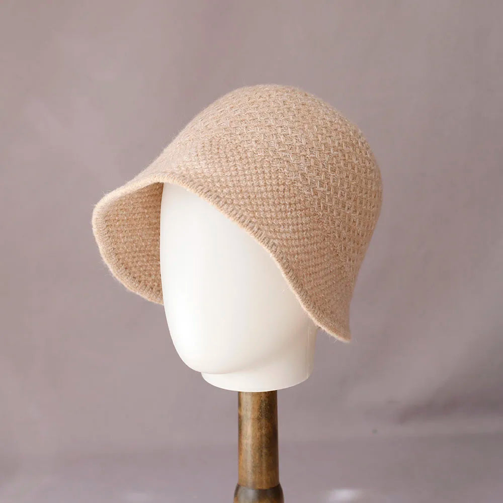 Y2K Wool Vintage Women’s Winter Bucket Hat