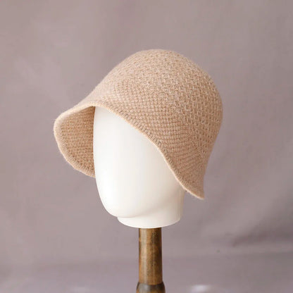 Y2K Wool Vintage Women’s Winter Bucket Hat