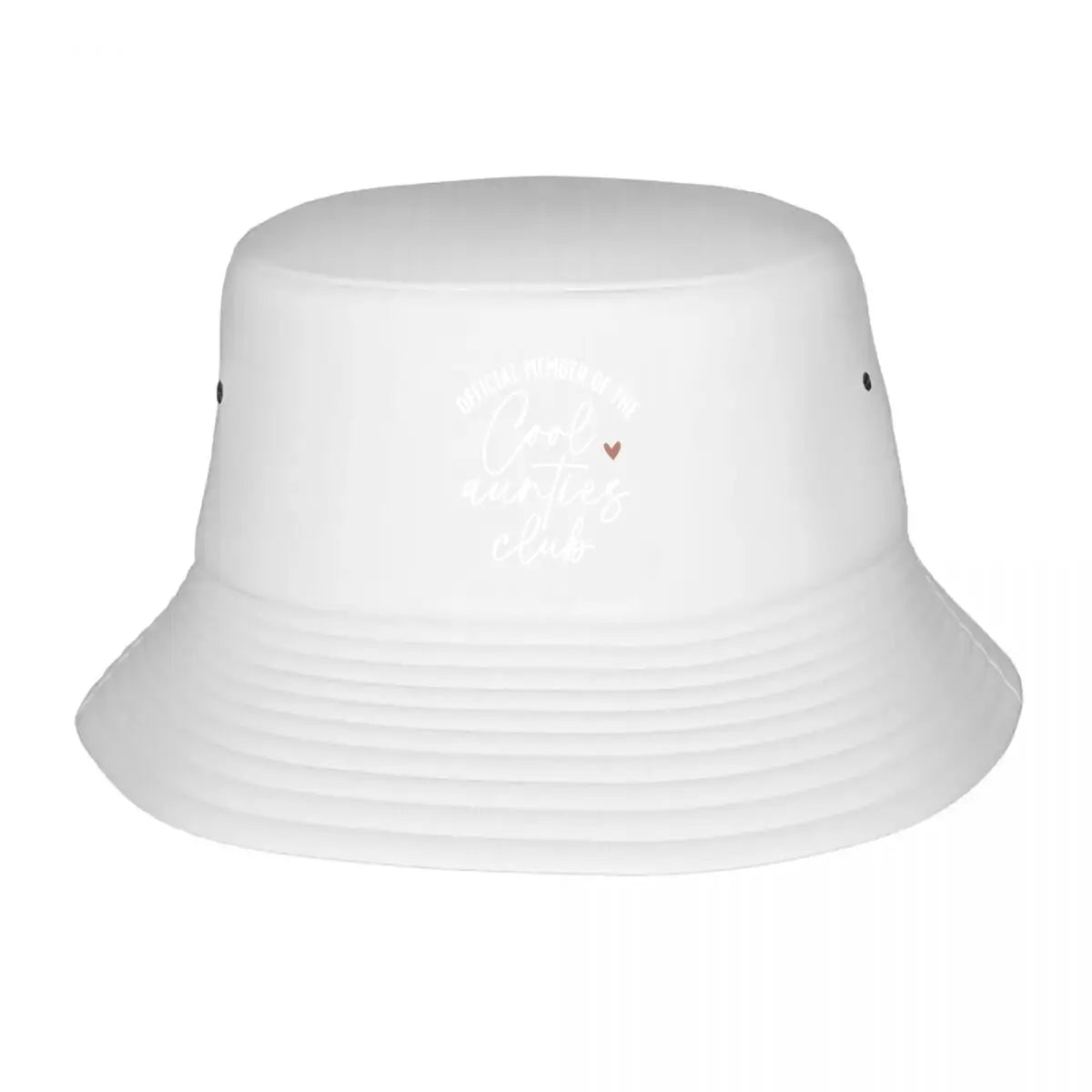Cool Auntie Club Text Graphic Bucket Hat