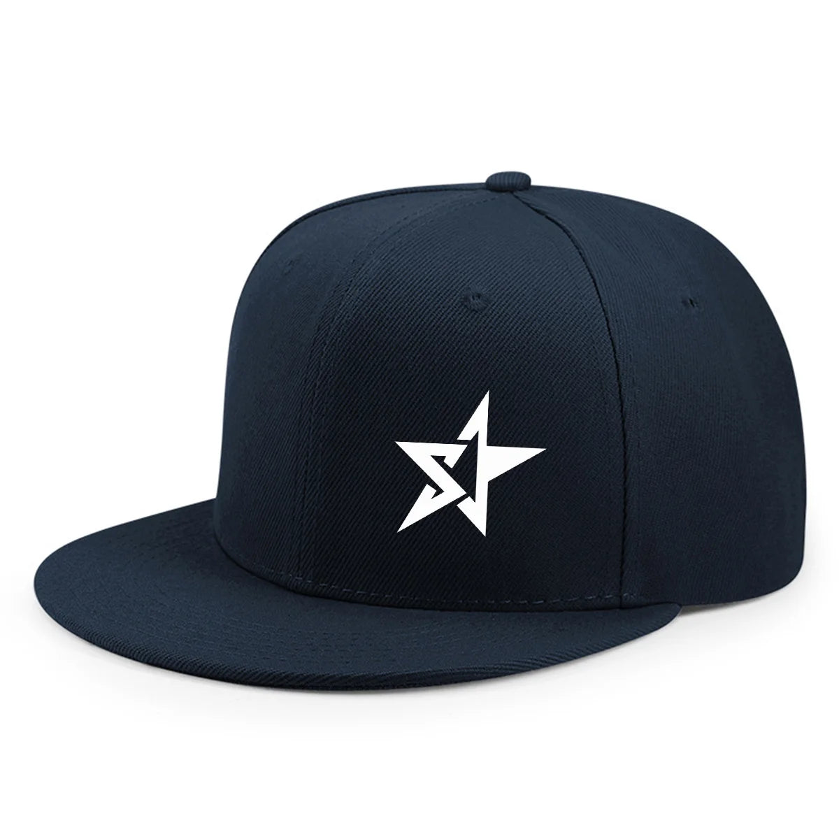 Breathable Wide Brim Hardtop Flat Brim Hip Hop Baseball Hat