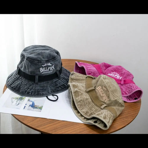 High Quality Cotton Denim Unisex Bucket Hat