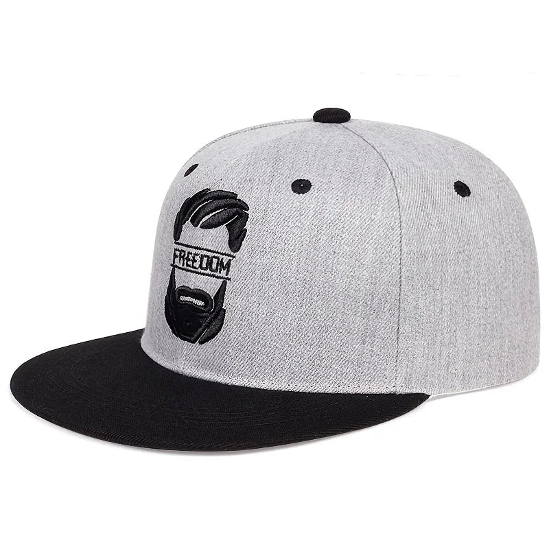 Unisex Uncle Beard Embroidery Hip-hop Hats