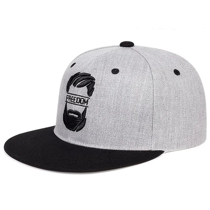 Unisex Uncle Beard Embroidery Hip-hop Hats