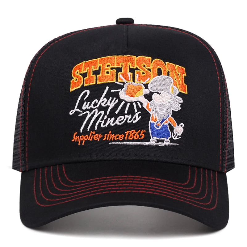 Unisex STETSON Nuggets Mesh Trucker Baseball Cap