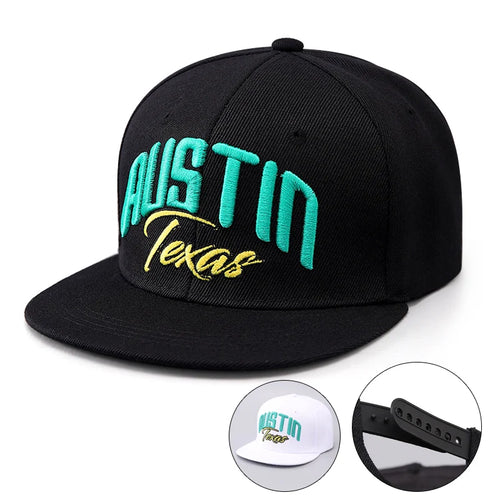 Classic Austin Letter Embroidered Baseball Cap