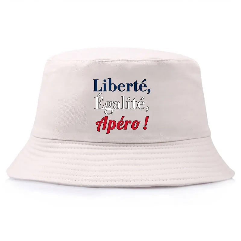 Liberté Égalité Apéro Reversible Bucket Hat
