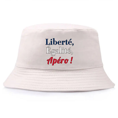 Liberté Égalité Apéro Reversible Bucket Hat