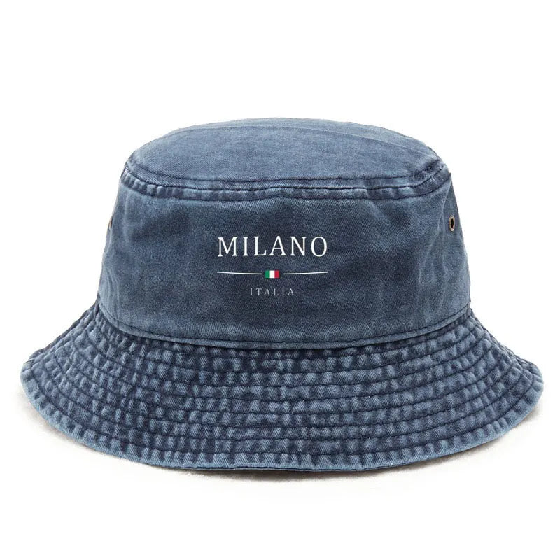 Milano Vintage Washed Cotton Bucket Hat