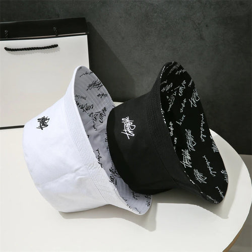 Unisex Reversible Big Head Bucket Hat