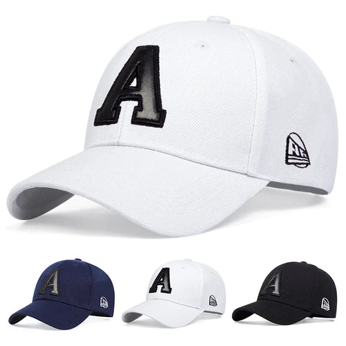 Unisex Letter Leather Label Embroidery Baseball Caps