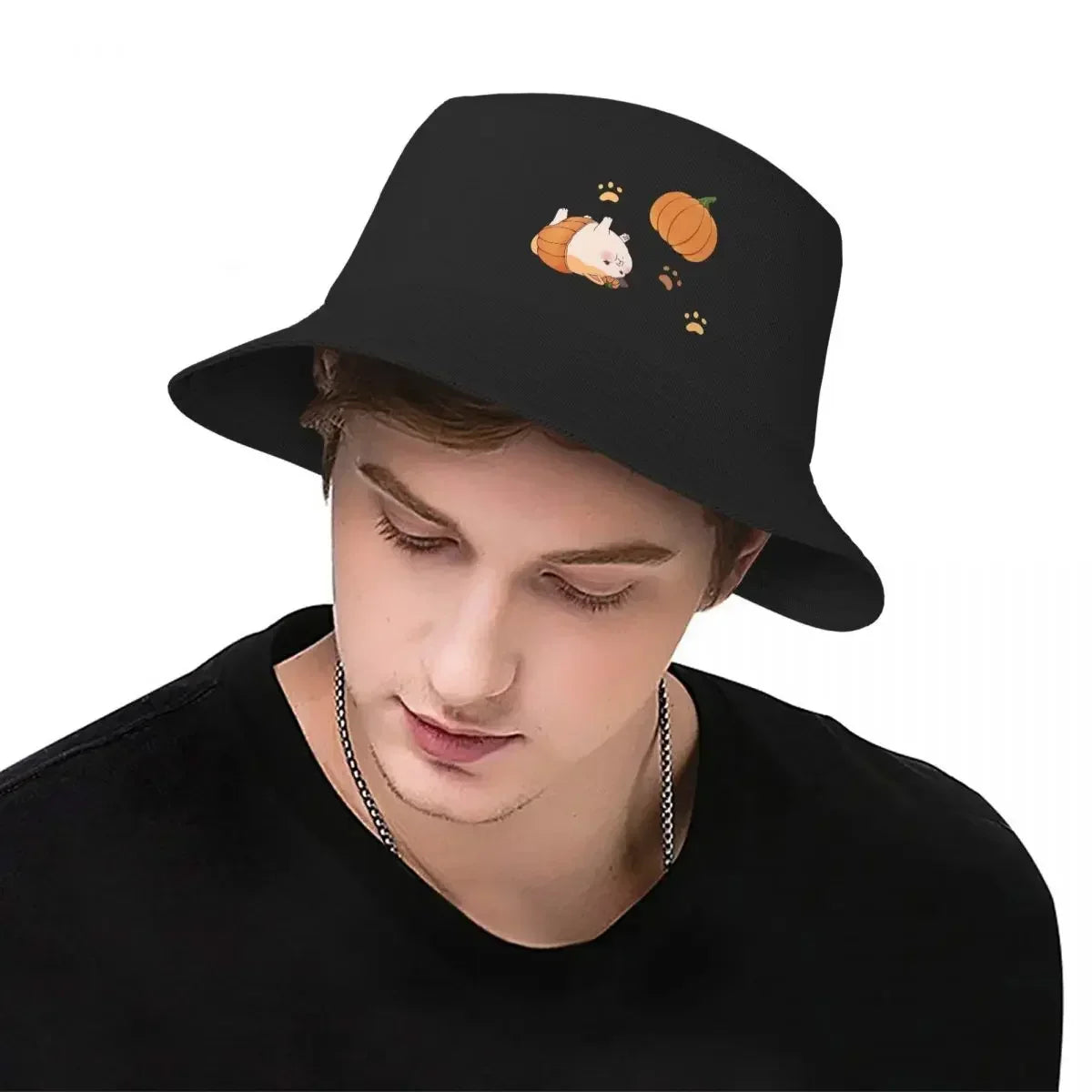 FFXIV Pumpkin Fat Cat Bucket Hat