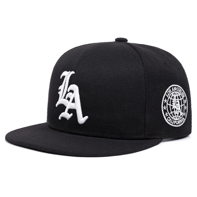 Los Angeles Earth Letter Snapback Cap