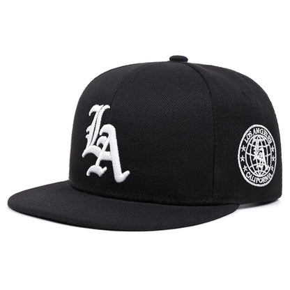 Los Angeles Earth Letter Snapback Cap