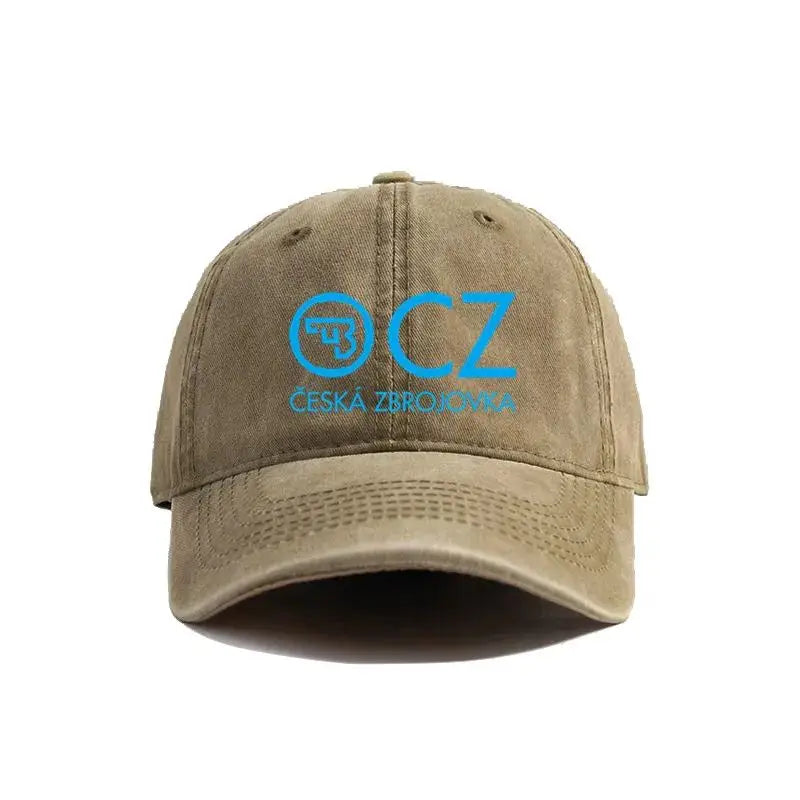 Ceska Zbrojovka Vintage Distressed CZ Firearms Baseball Cap