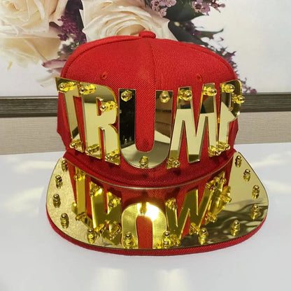 American Letter Personalized Hip Hop Snapback Cap