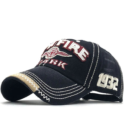 Men Hip Hop Rock Snapback Hat School Jeans Letter Printed