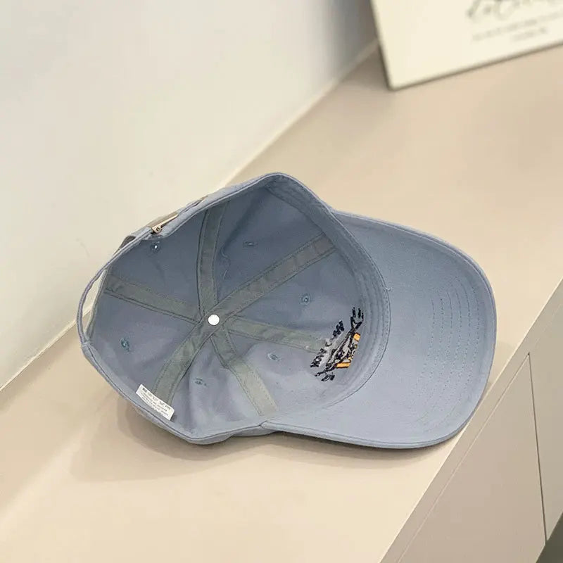 Cat Fish Embroidery Unisex Baseball Cap