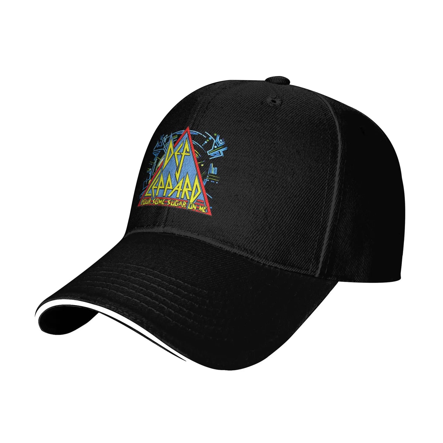 Def Leppard Sugar Logo Retro Trucker Baseball Cap
