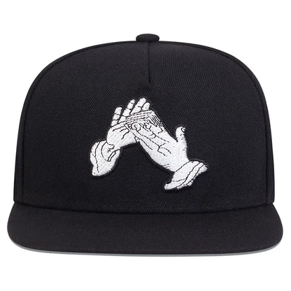 Cartoon Embroidered Unisex Sport Snapback Cap