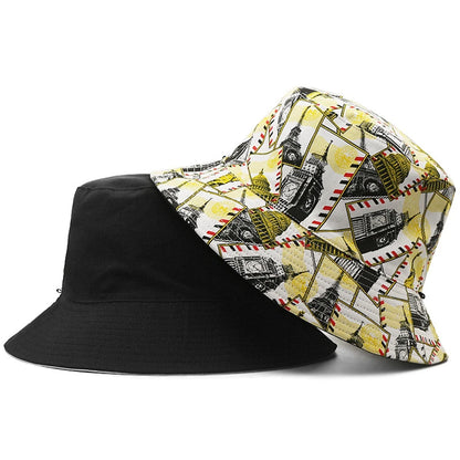 Oversize Reversible Big Head Bucket Hat