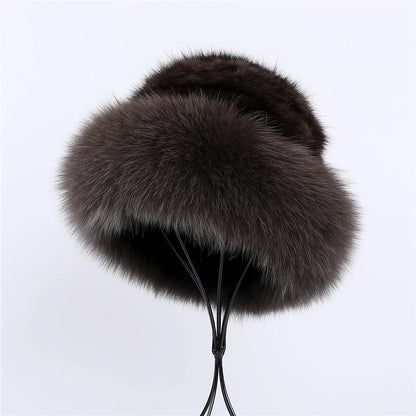 Women's Luxury Sable Fur Bucket Hat