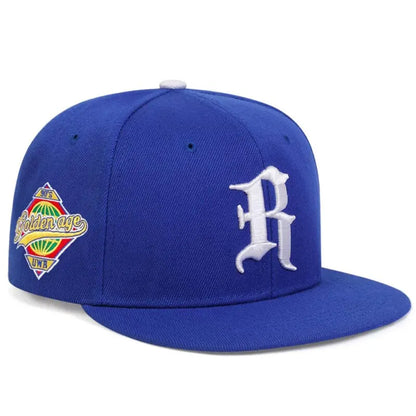 Gothic Letter R Embroidery Hip-hop Hats