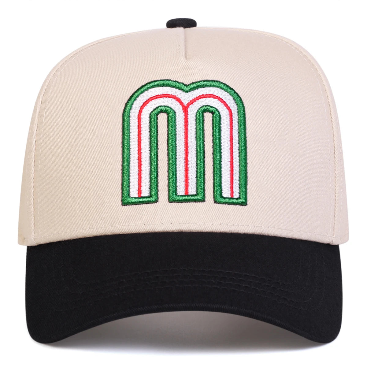 Unisex Letter M Embroidered Baseball Cap