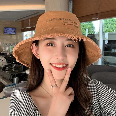 Women Cotton Summer Bucket Hat