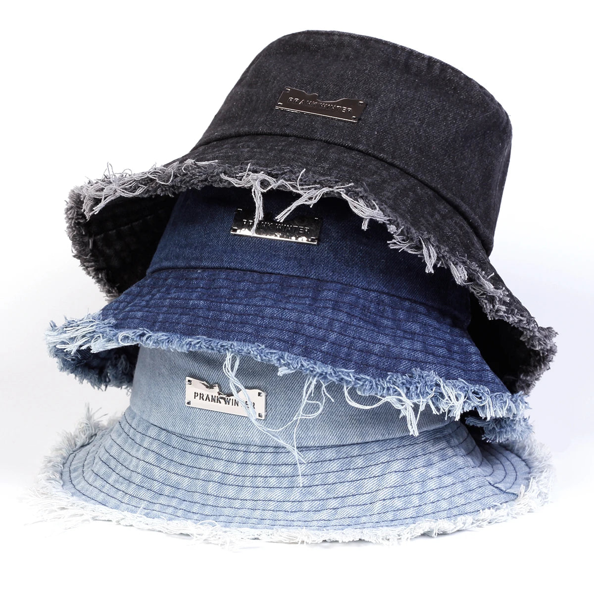 Unisex PRANK Label Personality Cowboy Bucket Hats