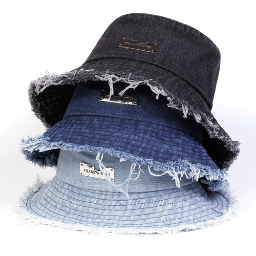 Unisex PRANK Label Personality Cowboy Bucket Hats