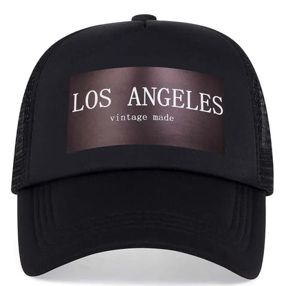Unisex Los Angeles Print Baseball Net Caps