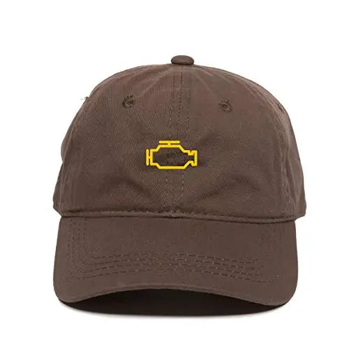 Check Engine Light Cotton Adjustable Baseball Cap