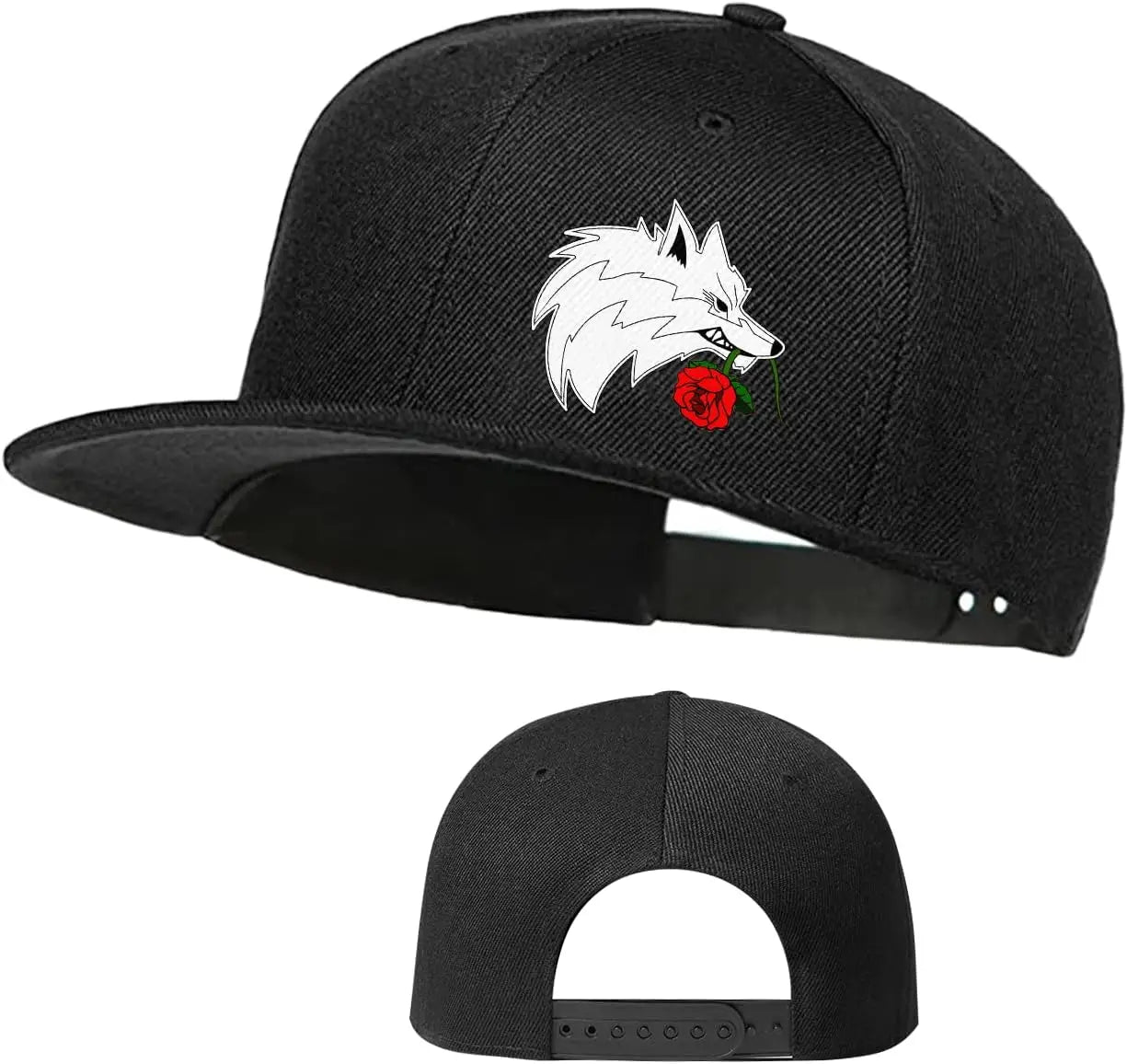Motorcycle Funny Black Snapback Cap
