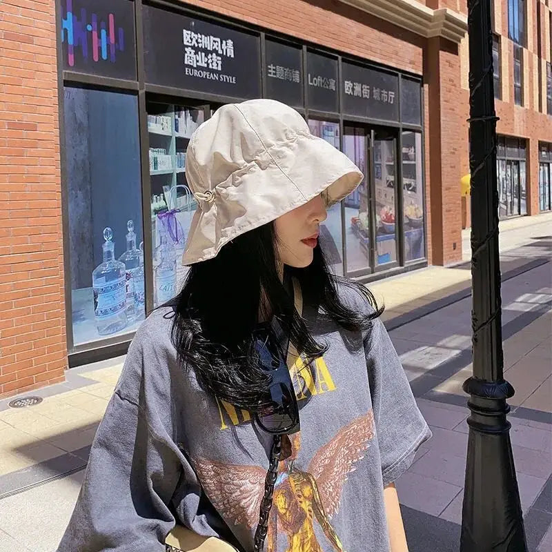 Quick-Dry Summer Bucket Hat Women UV Protection