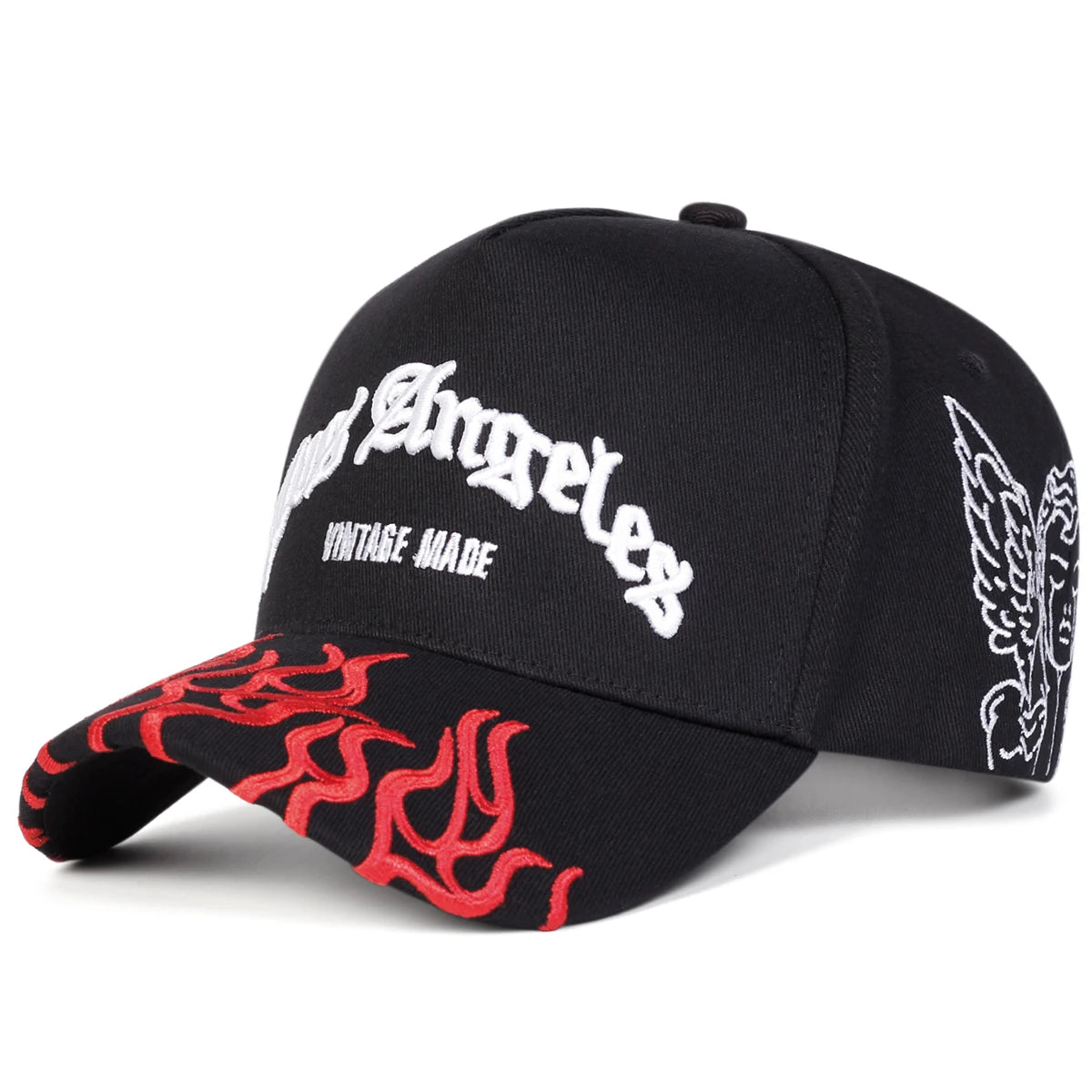 Unisex Los Angeles Flames Embroidered Adjustable Baseball Cap