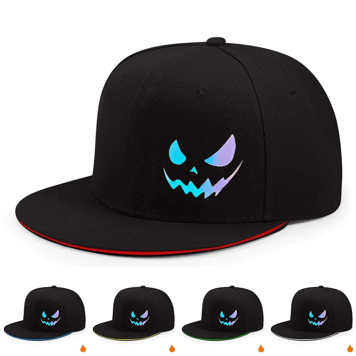 Unisex Ghost Expression Hip Hop Cap