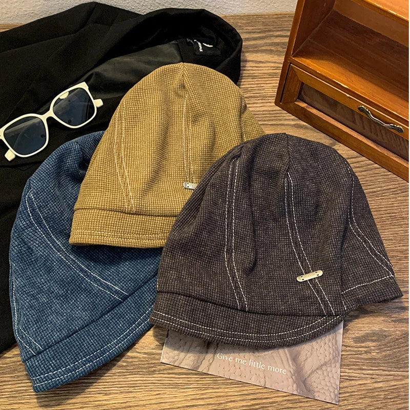 Knitted Slouchy Beanie Fisherman Hat