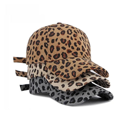 Unisex Leopard Print Baseball Cap