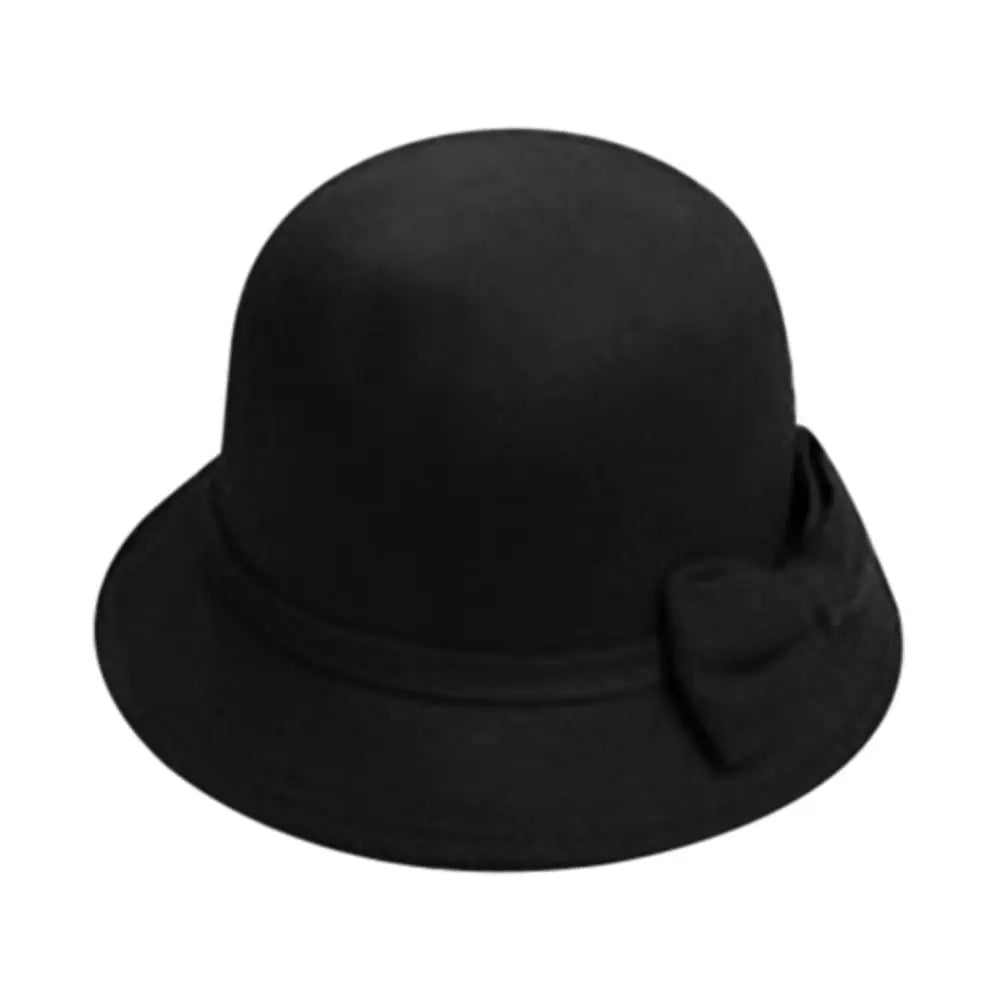 Vintage Wool Felt Cloche Bucket Hat