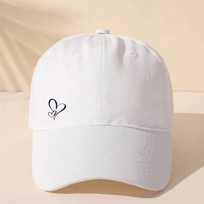 Love Themed Printed Adjustable Fashion Baseball Cap