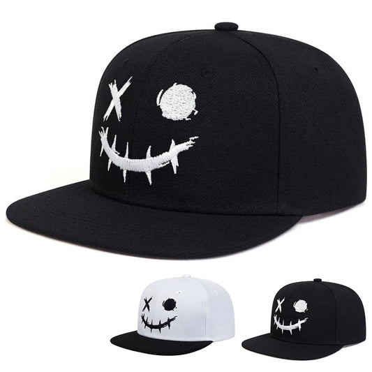 XO Smiling Face Hip Hop Snapback Cap