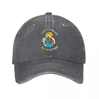 Bob The Builder Distressed Baseball Cap