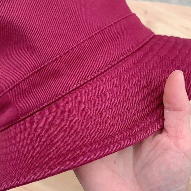 Plus Size Cotton Korean Fisherman Bucket Hat