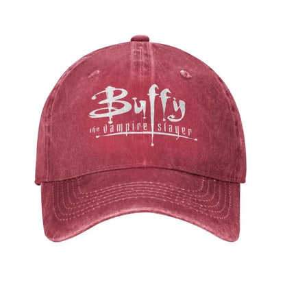 Buffy The Vampire Slayer Distressed Logo Baseball Cap