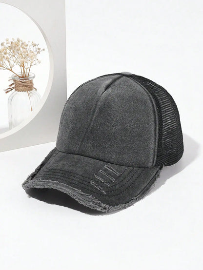 Washed Retro Hip Hop Snapback Cap