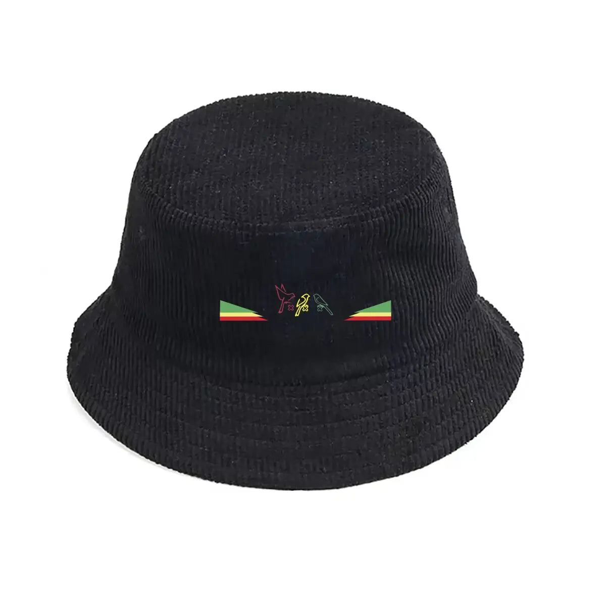 Colorful Bird Abstract Fisherman Hat